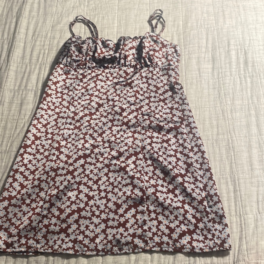 L. A. Hearts Blue Floral Mini Dress